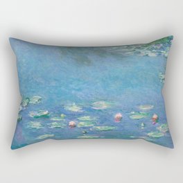Monet Water Lilies    Rectangular Pillow