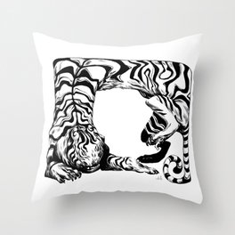Tiger Tiger Throw Pillow