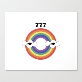 Rainbow 777 Canvas Print