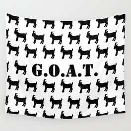 The GOAT Print Wall Tapestry