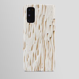 Wood white texture background Android Case
