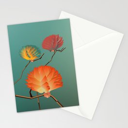Origami Forest Birds  Stationery Cards