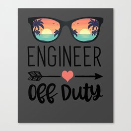 Engineering Gift Sunglass - Engineer Off Duty Canvas Print