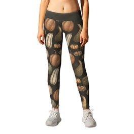 Pumpkins and Gourds Leggings | Painting, Autumnal, Pumpkin, Illustration, Gourds, Autumn, Curated, Drawing, Art, Witch 