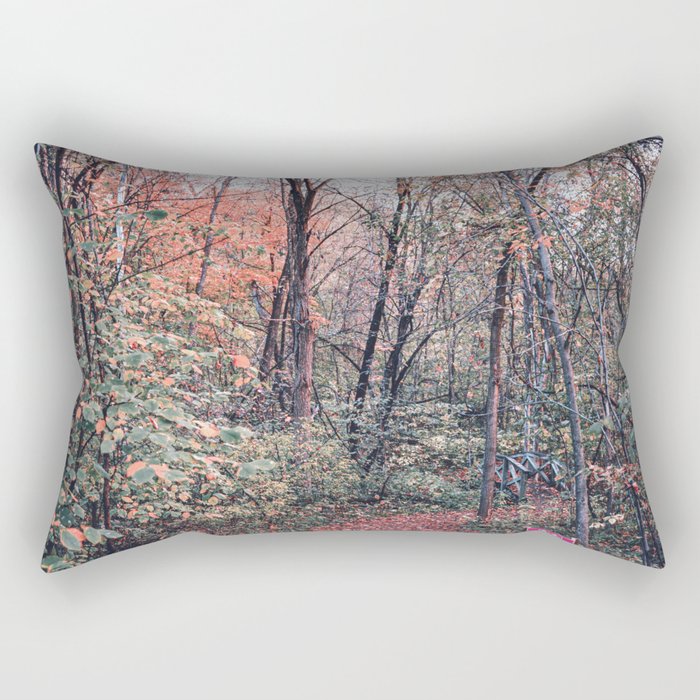 Forest Trail #2 Rectangular Pillow