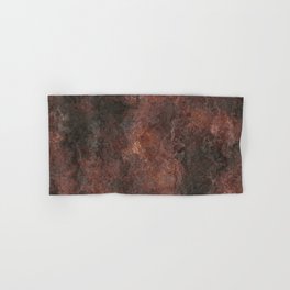 Rusty Brown Design Hand & Bath Towel