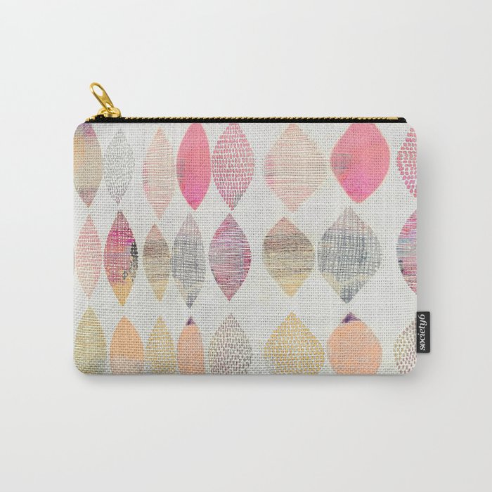 Leaf Pattern Carry-All Pouch