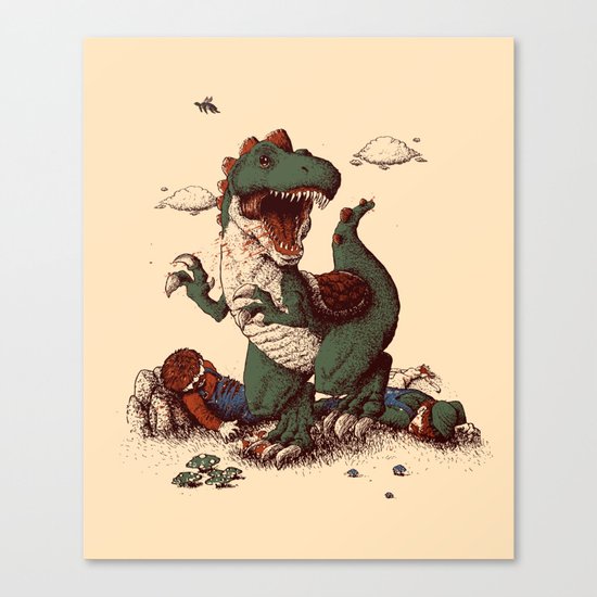 the true story Canvas Print