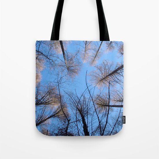 Glowing trees II Tote Bag