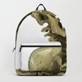 Vincent Van Gogh Skull With Burning Cigarette (Reproduction)  Backpack