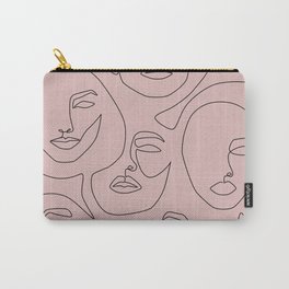 Blush Faces Carry-All Pouch