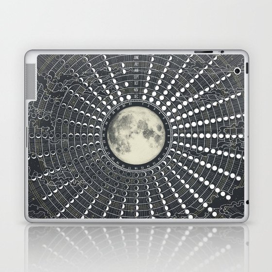 Phases // Moon Calendar 2017 Laptop & iPad Skin