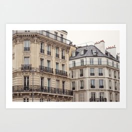 Paris classic facades Art Print