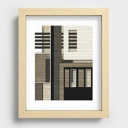 Between the Lines  Recessed Framed Print