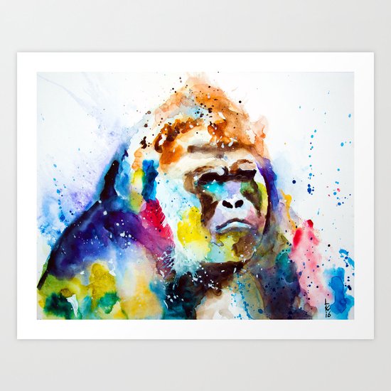 Gorilla Art Print
