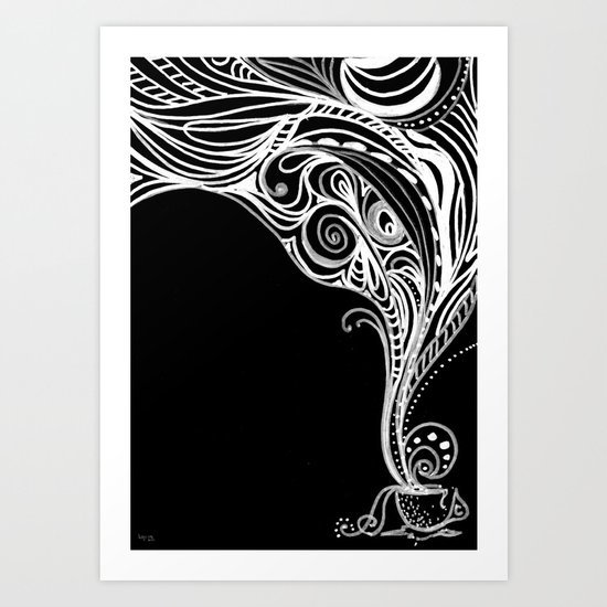 coffee break Art Print