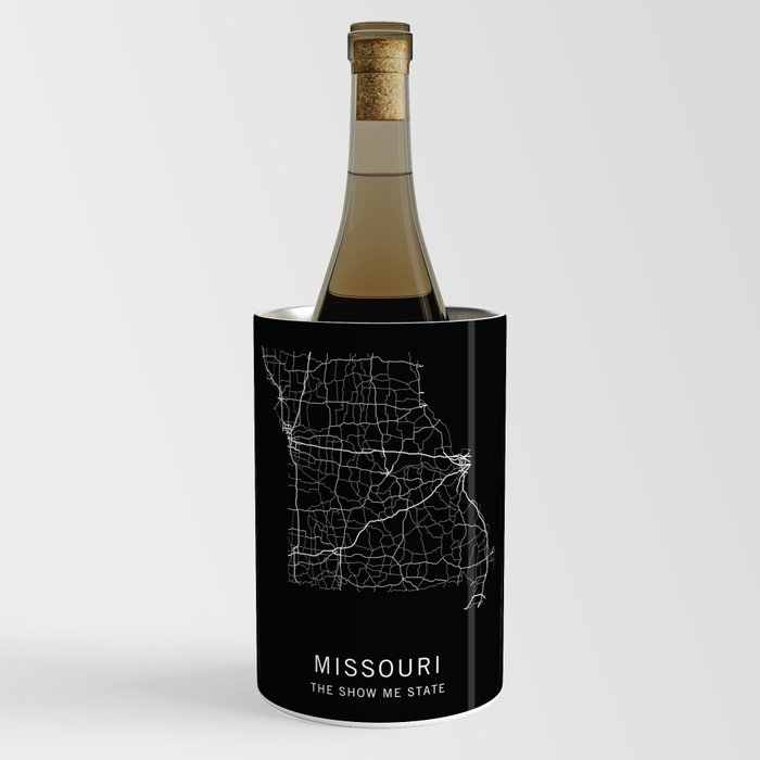 Missouri State Road Map Wine Chiller