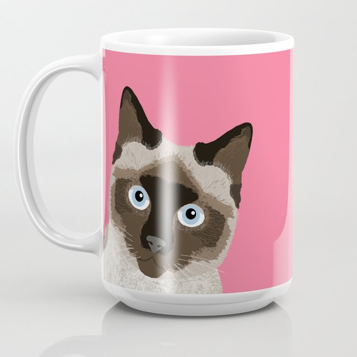 Cute Playful Siamese Cat Lover Gift Kitty Stainless Steel Travel Mug