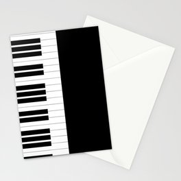 Piano Keys Stationery Cards