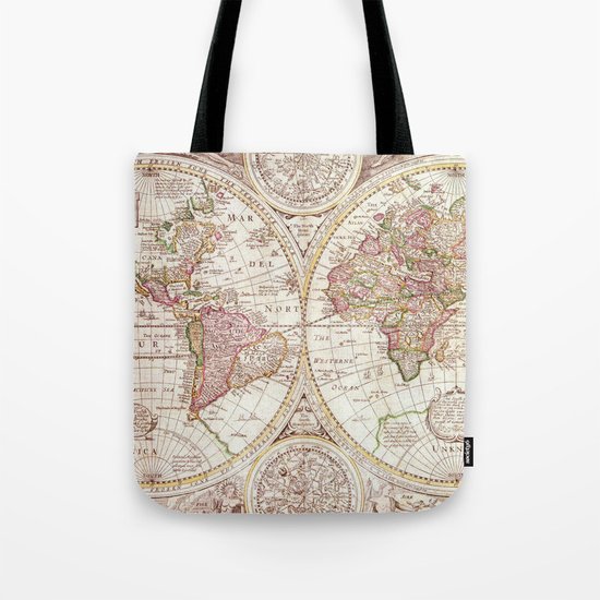An Accurate Map Tote Bag
