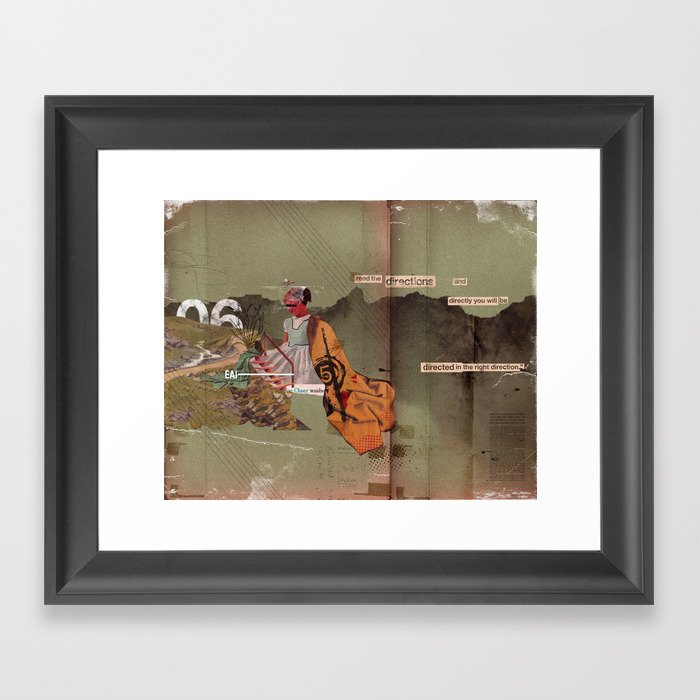 Read the Directions Framed Art Print