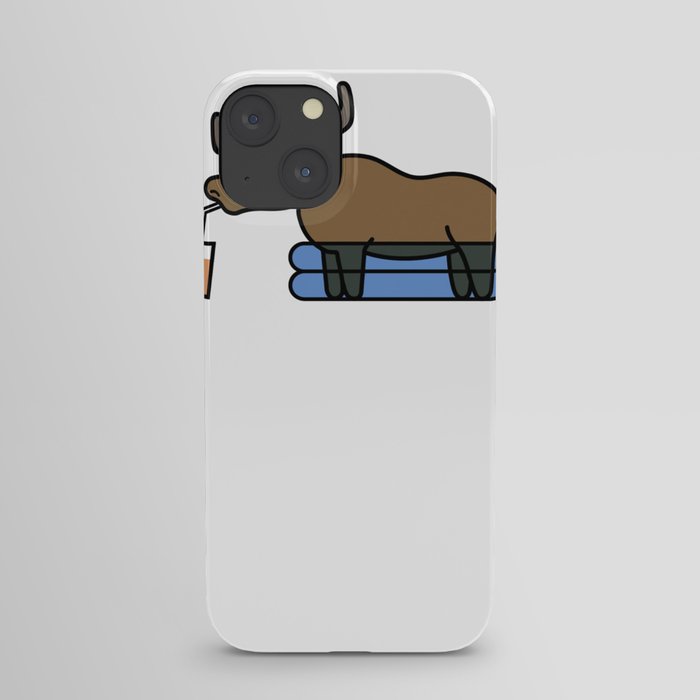 Moose on Vacation iPhone Case