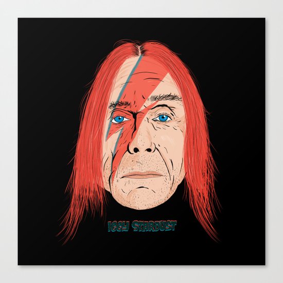 Iggy Stardust Canvas Print
