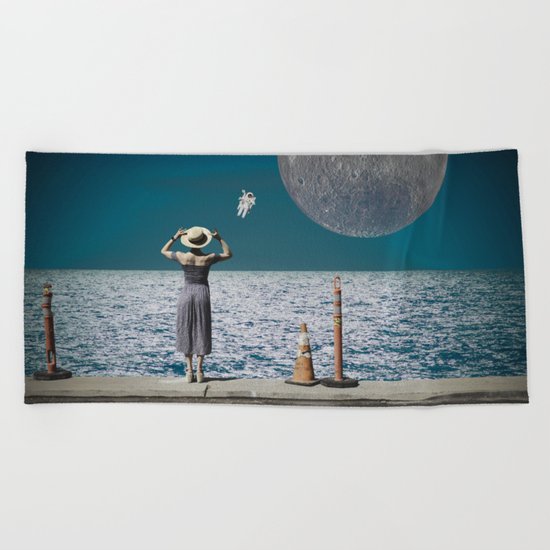 Life from another Planet Beach Towel