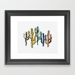 Colorful Cactus - Desert Oasis Framed Art Print