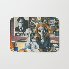 X-Files - Agent Grey Bath Mat | Movies & TV, Space, Painting, Sci-Fi 