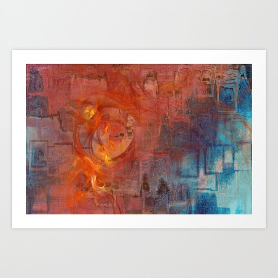 Digital art Art Print