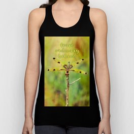 Dragonfly ~ Quote Leave Ordinary Behind ~ Ginkelmier Inspired Tank Top | Nature, Digital, Photo, Animal 