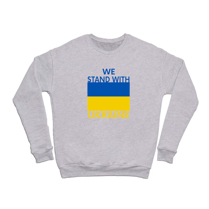We Stand With Ukraine Crewneck Sweatshirt