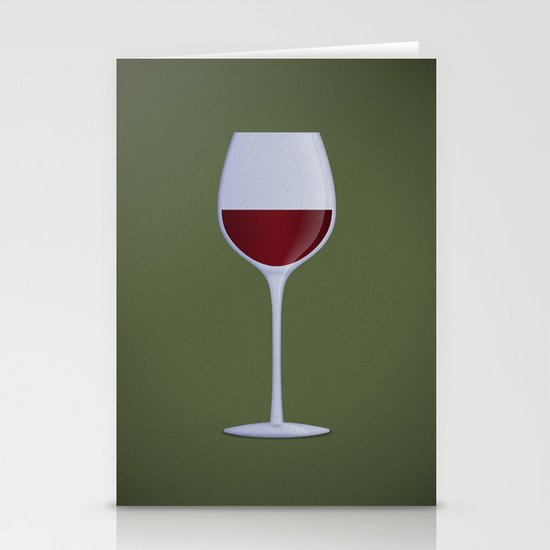 Red Wine Stationery Cards
