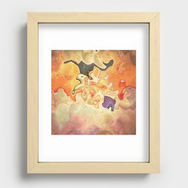 Atish / Trippy Colours Design Recessed Framed Print