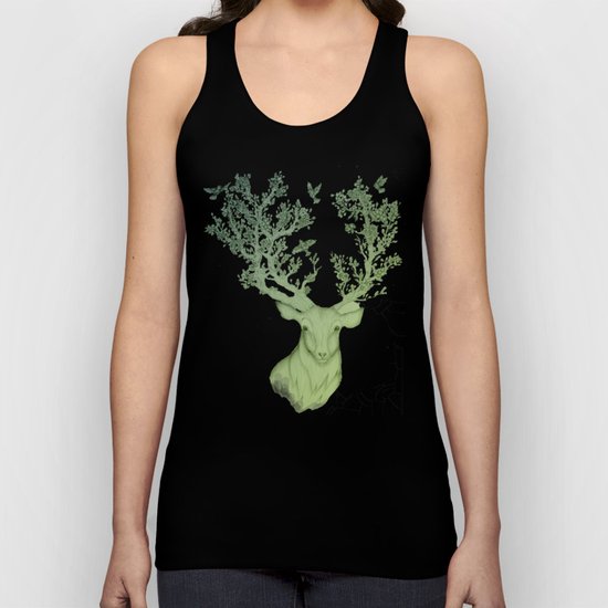The Natural Progression? 1 of 3 in Green Unisex Tank Top