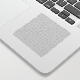 Light Grey Gems Pattern Sticker