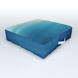 Underwater blue background Outdoor Floor Cushion