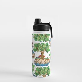 Trees Drink from the Water Table - Environmental Art Water Bottle