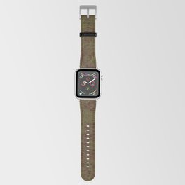 Abstract rusty brown retro green Apple Watch Band