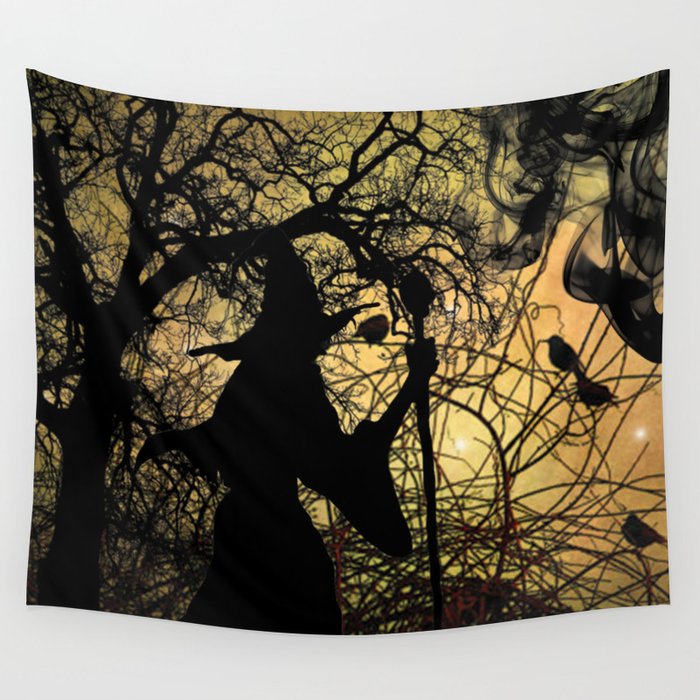 Dark Witch Wall Tapestry by LunaMac Society6