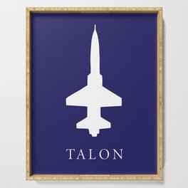 Blue T-38 Talon Serving Tray