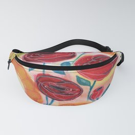 Roses and Daisies Fanny Pack