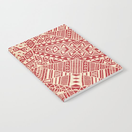 Tribal (red) Notebook