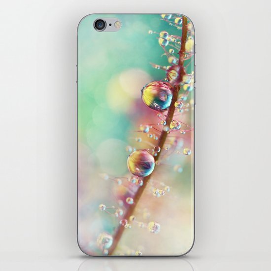 Rainbow Smoke Drops iPhone & iPod Skin