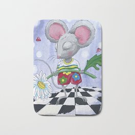 Mouse and the Daisy Bath Mat