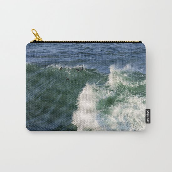 Ducks riding a wave Carry-All Pouch