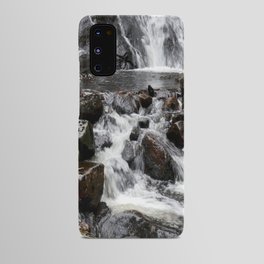 Scottish Highlands Winter Fast Flowing Water Android Case