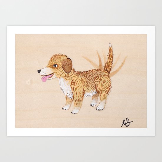 Doggy Art Print