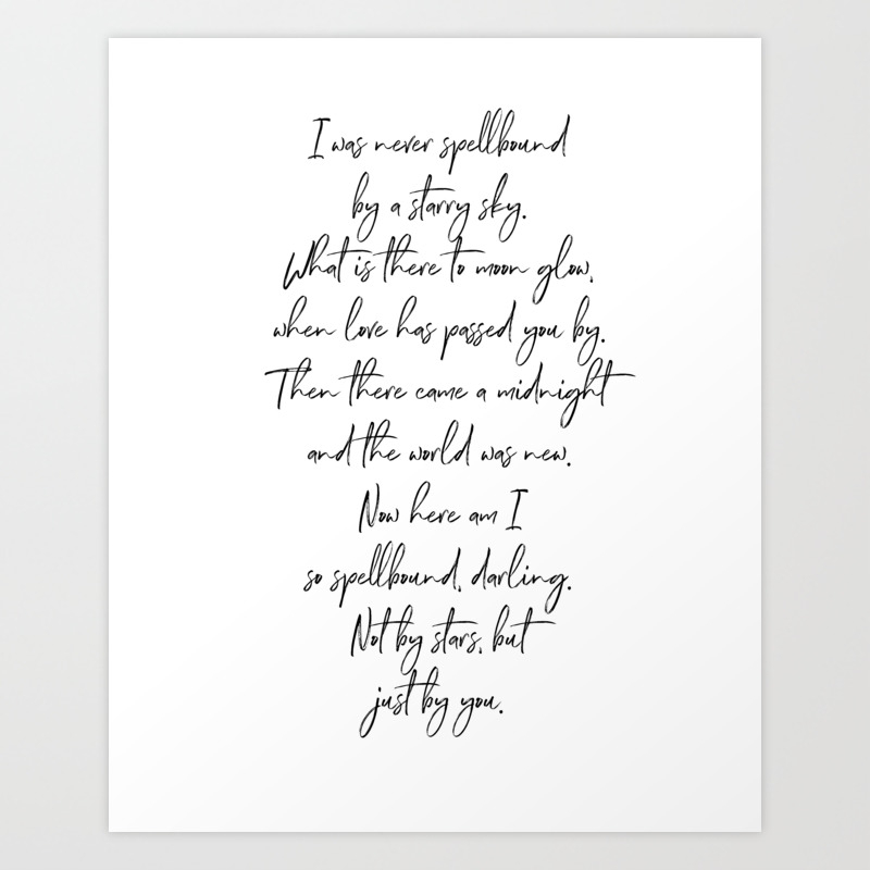 At Last Etta James Song Lyrics Art Print By Nerdydesigns Society6